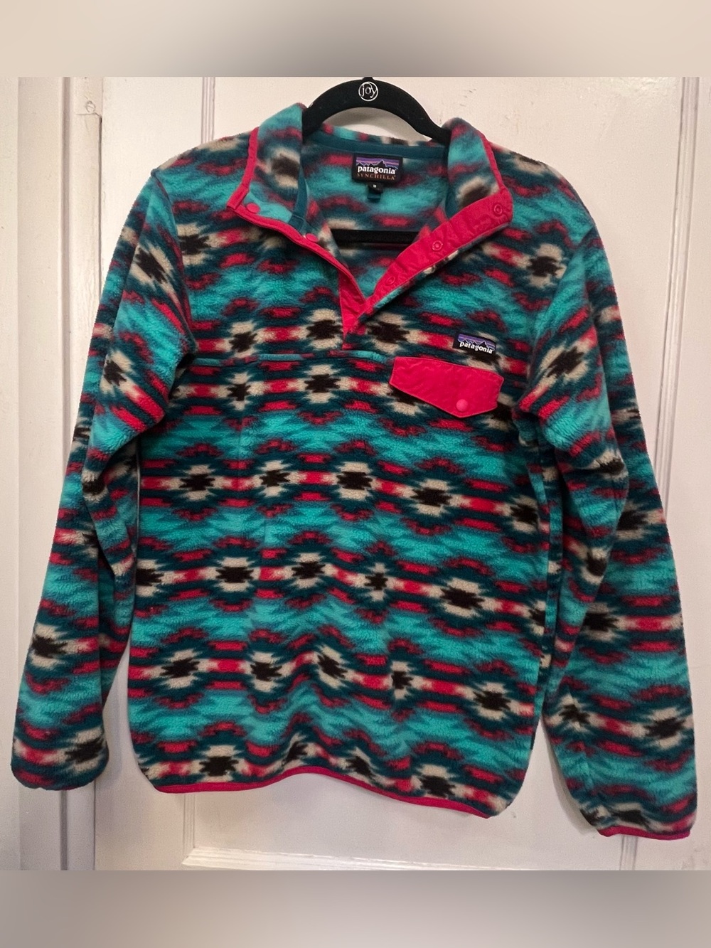 Patagonia Synchilla Snap-T Printed Fleece Pullover - Women's Medium
